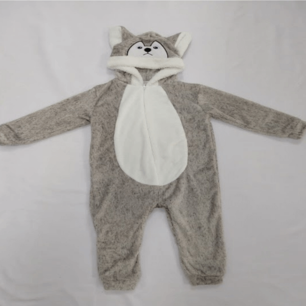 Husky Embroidered Bodysuit For Toddlers
